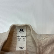 Load image into Gallery viewer, Unisex Dymples, soft cotton zip coverall / romper, GUC, size 1,  