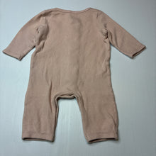 Load image into Gallery viewer, Girls Baby Berry, embroidered waffle cotton romper, GUC, size 00,  