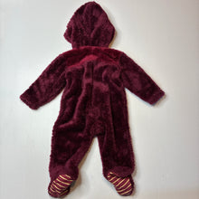 Load image into Gallery viewer, Unisex State Of Origin, QLD Maroons fleece zip coverall / romper, GUC, size 00,  