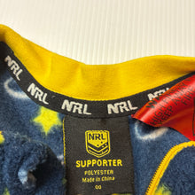 Load image into Gallery viewer, Unisex NRL Supporter, Cowboys fleece travel sleeping bag, EUC, size 00,  