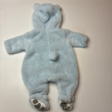Load image into Gallery viewer, Unisex Beatrix Potter, Peter Rabbit lined soft fleece coverall / romper, EUC, size 000,  