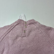 Load image into Gallery viewer, Girls hand made, knitted short sleeve sweater, NEW, size 1,  