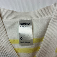 Load image into Gallery viewer, Girls Anko, knitted cotton cardigan, small marks, FUC, size 9,  