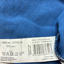Load image into Gallery viewer, Boys MONOPRIX KIDS, organic cotton long sleeve polo top, FUC, size 6,  