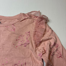 Load image into Gallery viewer, Girls Anko, cotton long sleeve top, unicorns, EUC, size 5,  
