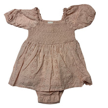 Load image into Gallery viewer, Girls Baby Baby, pink broderie cotton romper, GUC, size 2,  