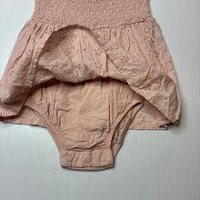 Load image into Gallery viewer, Girls Baby Baby, pink broderie cotton romper, GUC, size 2,  