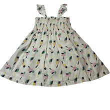 Load image into Gallery viewer, Girls Anko, lightweight cotton summer dress, birds, EUC, size 2, L: 50cm