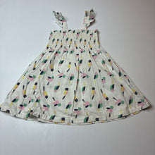 Load image into Gallery viewer, Girls Anko, lightweight cotton summer dress, birds, EUC, size 2, L: 50cm
