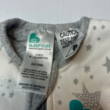 Load image into Gallery viewer, Unisex Love to Dream, 2.5 Tog SLEEP SUIT, light discolouration on chest, FUC, size 0,  