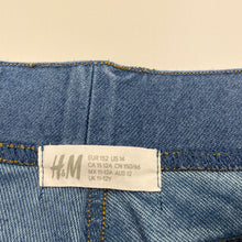 Load image into Gallery viewer, Girls H&amp;M, stretch denim leggings / jeggings, elasticated, Inisde leg: 66cm, FUC, size 12,  