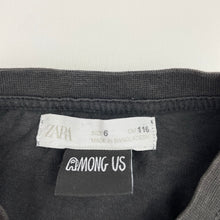 Load image into Gallery viewer, Boys Zara, AMONG US cotton long sleeve tee / top, FUC, size 6,  