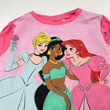 Load image into Gallery viewer, Girls Disney, Princess long sleeve pyjama top, FUC, size 4,  