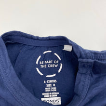 Load image into Gallery viewer, Unisex Bonds, navy Aust cotton tee / top, FUC, size 0,  