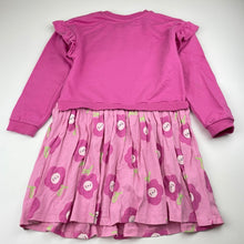 Load image into Gallery viewer, Girls Dream Works, GABBY'S DOLLHOUSE long sleeve dress, light marks on skirt, FUC, size 6, L: 61cm