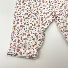 Load image into Gallery viewer, Girls Anko, floral flannel cotton pyjama pants / bottoms, GUC, size 000,  