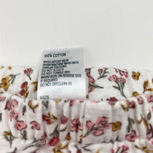Load image into Gallery viewer, Girls Anko, floral flannel cotton pyjama pants / bottoms, GUC, size 000,  