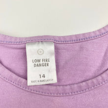 Load image into Gallery viewer, Girls Target, cotton pyjama tee / top, FUC, size 14,  