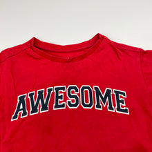 Load image into Gallery viewer, Boys Anko, red cotton tee / top, FUC, size 4,  