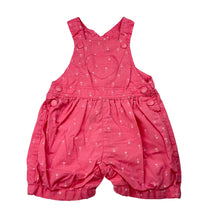 Load image into Gallery viewer, Girls Tiny Little Wonders, lightweight floral cotton overalls / shortalls, GUC, size 0,  