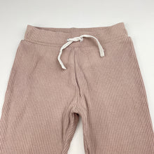 Load image into Gallery viewer, Girls Target, ribbed leggings / bottoms, elasticated, Inside leg: 31cm, FUC, size 2,  