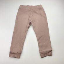 Load image into Gallery viewer, Girls Target, ribbed leggings / bottoms, elasticated, Inside leg: 31cm, FUC, size 2,  