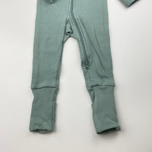 Load image into Gallery viewer, Unisex Anko, waffle zip coverall / romper, GUC, size 000,  