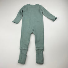 Load image into Gallery viewer, Unisex Anko, waffle zip coverall / romper, GUC, size 000,  