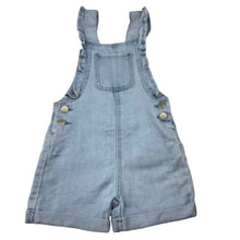 Load image into Gallery viewer, Girls Breakers, stretch denim overalls / shortalls, GUC, size 3,  