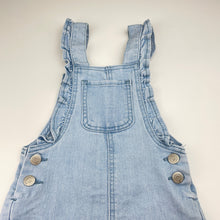 Load image into Gallery viewer, Girls Breakers, stretch denim overalls / shortalls, GUC, size 3,  