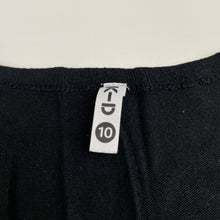 Load image into Gallery viewer, Girls KID, black longline cardigan, L: 69cm, FUC, size 10,  