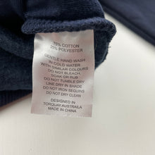 Load image into Gallery viewer, Girls Ghanda, navy fleece lined sweater / jumper, sequins, EUC, size 7-8,  
