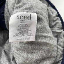 Load image into Gallery viewer, Boys Seed, cotton lined hooded puffer vest / jacket, EUC, size 3,  