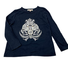 Load image into Gallery viewer, Girls Seed, navy cotton long sleeve tee / top, FUC, size 2-3,  