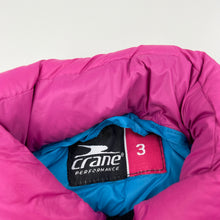 Load image into Gallery viewer, Girls Crane, Performance down/feather jacket / coat, FUC, size 3,  