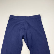 Load image into Gallery viewer, Girls Brilliant Basics, navy cropped leggings, Inside leg: 33cm, GUC, size 7,  