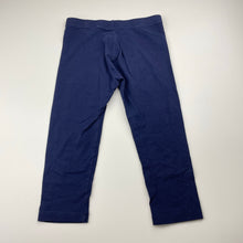 Load image into Gallery viewer, Girls Brilliant Basics, navy cropped leggings, Inside leg: 33cm, GUC, size 7,  