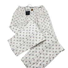Load image into Gallery viewer, Girls Cotton On, floral denim cargo pants, elasticated, Inside leg: 54.5cm, NEW, size 9-10,  