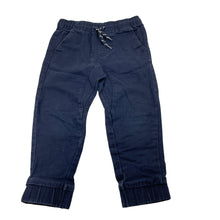 Load image into Gallery viewer, Boys Anko, navy stretch denim pants, elasticated, GUC, size 3,  