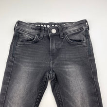 Load image into Gallery viewer, Unisex H&amp;M, skinny fit stretch denim jeans, adjustable, Inside leg: 32.5cm, GUC, size 3,  