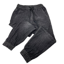 Load image into Gallery viewer, Boys Max, black denim jogger pants, elasticated, Inside leg: 45cm, GUC, size 8-9,  