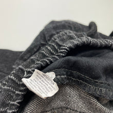 Load image into Gallery viewer, Boys Max, black denim jogger pants, elasticated, Inside leg: 45cm, GUC, size 8-9,  
