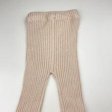 Load image into Gallery viewer, Girls ribbed, knit flared leggings / bottoms, FUC, size 5,  