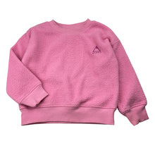Load image into Gallery viewer, Girls Bonds, EXPLORER fleece sweater / jumper, marks on cuffs, FUC, size 3,  