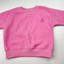 Load image into Gallery viewer, Girls Bonds, EXPLORER fleece sweater / jumper, marks on cuffs, FUC, size 3,  