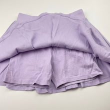 Load image into Gallery viewer, Girls Anko, ribbed stretchy skirt, built-in shorts, elasticated, FUC, size 7,  