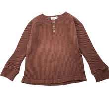 Load image into Gallery viewer, Unisex JAMIE KAY, waffle organic cotton long sleeve top, wash fade, FUC, size 3,  