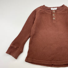 Load image into Gallery viewer, Unisex JAMIE KAY, waffle organic cotton long sleeve top, wash fade, FUC, size 3,  