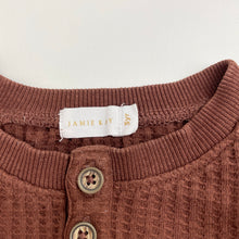 Load image into Gallery viewer, Unisex JAMIE KAY, waffle organic cotton long sleeve top, wash fade, FUC, size 3,  