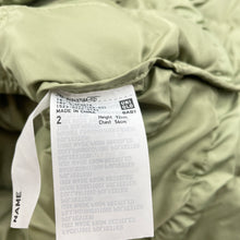 Load image into Gallery viewer, Unisex Uniqlo, green puffer jacket / coat, FUC, size 2,  